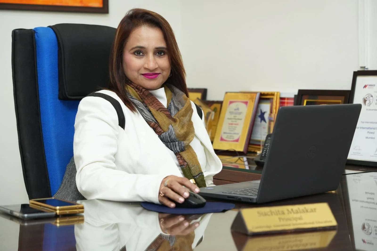 Professor and student